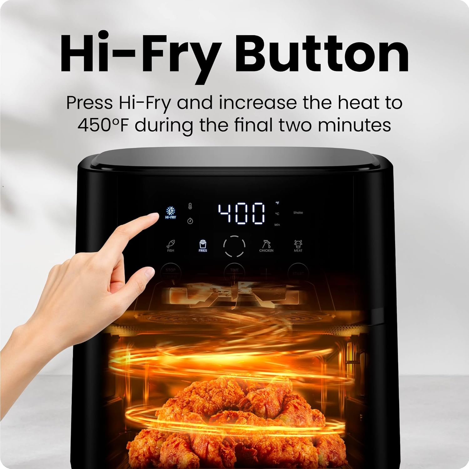 Chefman Air Fryer TurboFry – Cocina Saludable, Rápida y Sin Aceite