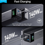 Anker-Gadgethi Power Bank 140W – Carga Ultra Rápida e Inteligente