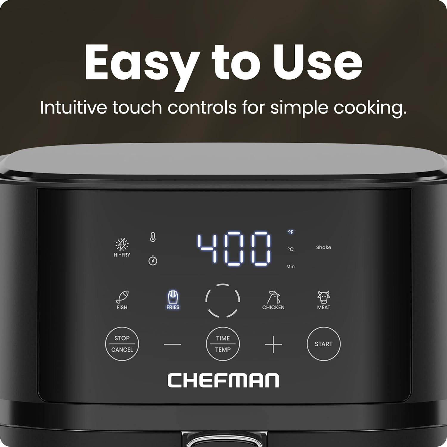 Chefman Air Fryer TurboFry – Cocina Saludable, Rápida y Sin Aceite