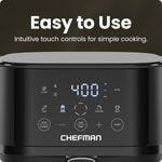 Chefman Air Fryer TurboFry – Cocina Saludable, Rápida y Sin Aceite
