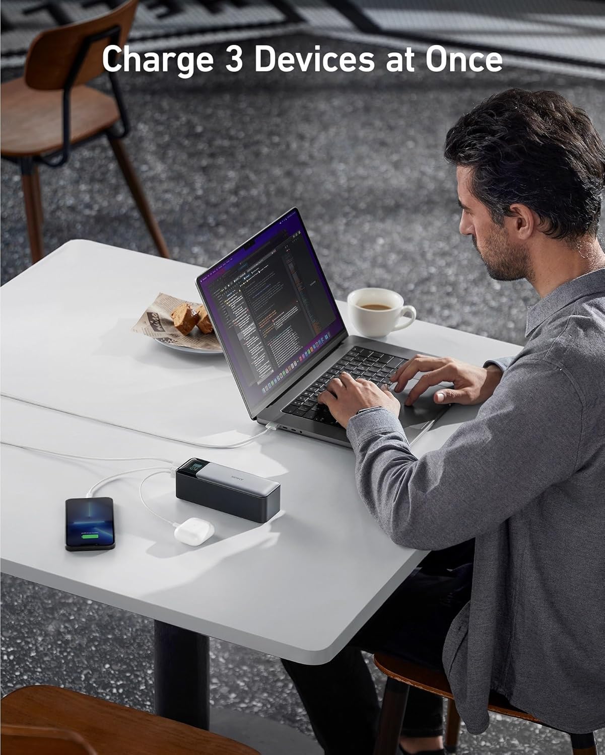 Anker-Gadgethi Power Bank 140W – Carga Ultra Rápida e Inteligente