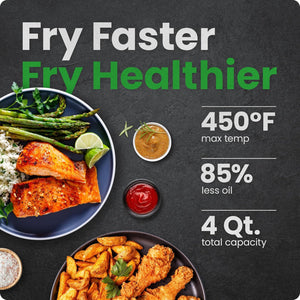 Chefman Air Fryer TurboFry – Cocina Saludable, Rápida y Sin Aceite