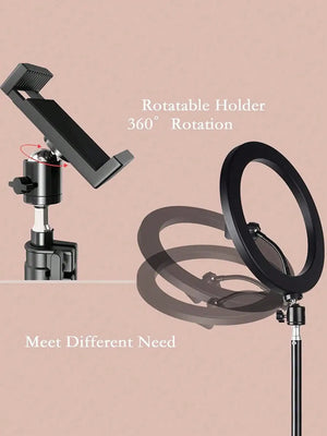 Trípode + Aro de Luz 10” + Control Remoto - Gadgethi