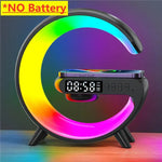 Reloj alarma multifuncional, cargador y luz led.