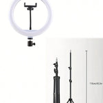 Trípode + Aro de Luz 10” + Control Remoto - Gadgethi
