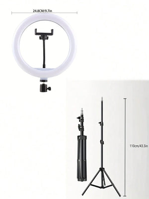 Trípode + Aro de Luz 10” + Control Remoto - Gadgethi