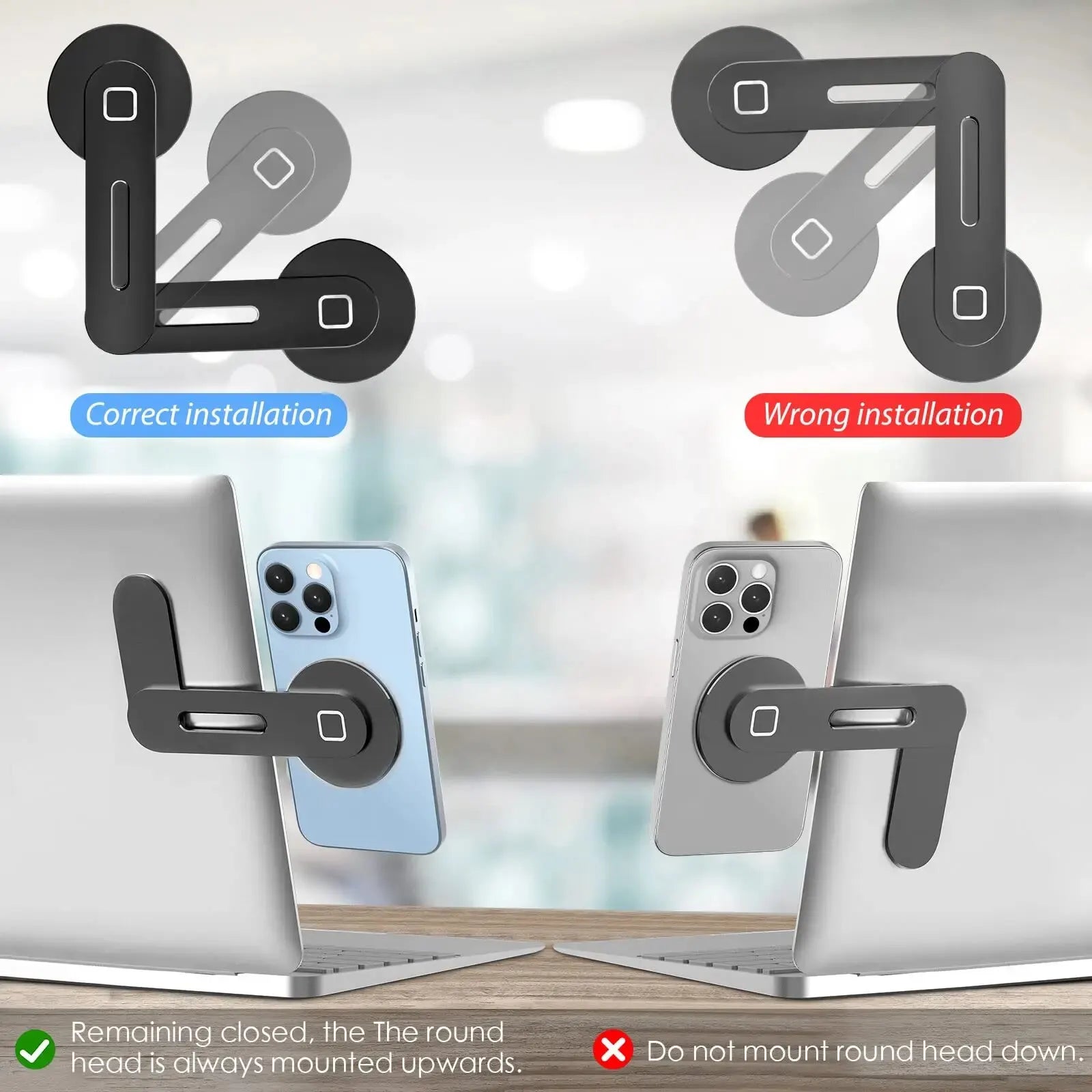 Soporte magnético para teléfono portátil